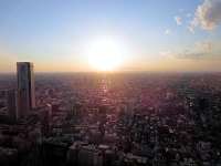 夕日
