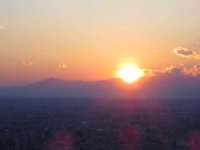 夕日
