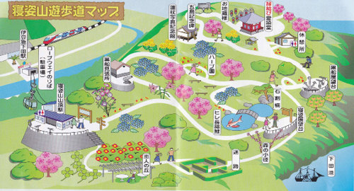 寝姿山マップ